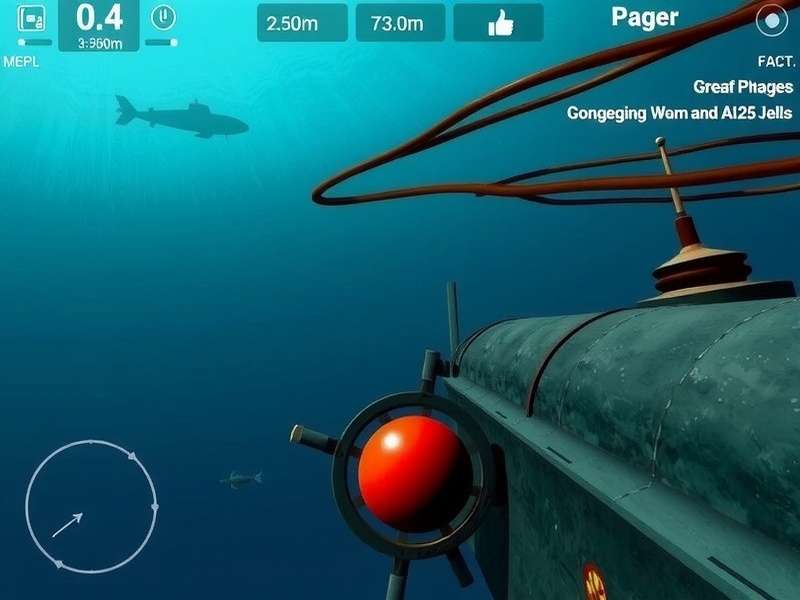 Submarine Voyage gameplay showing underwater exploration